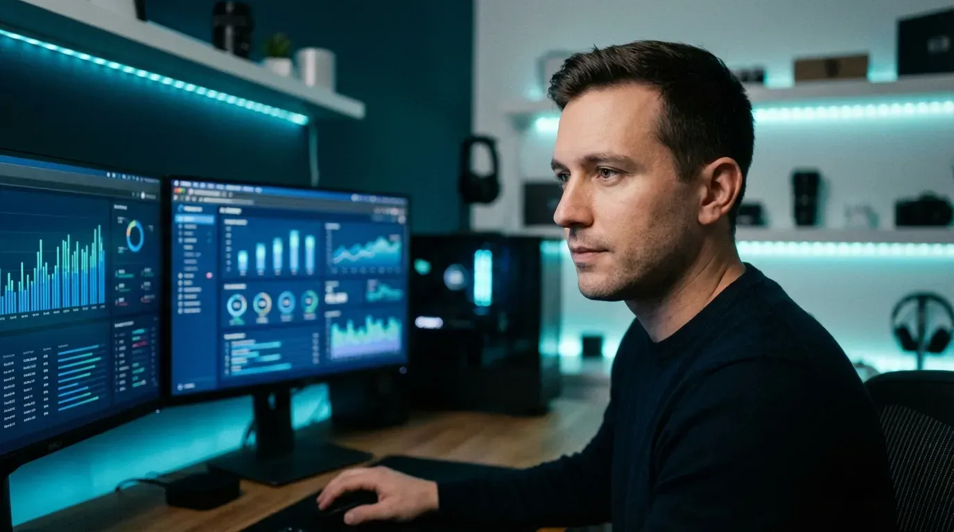 Professioneller Trader an mehreren Börsen