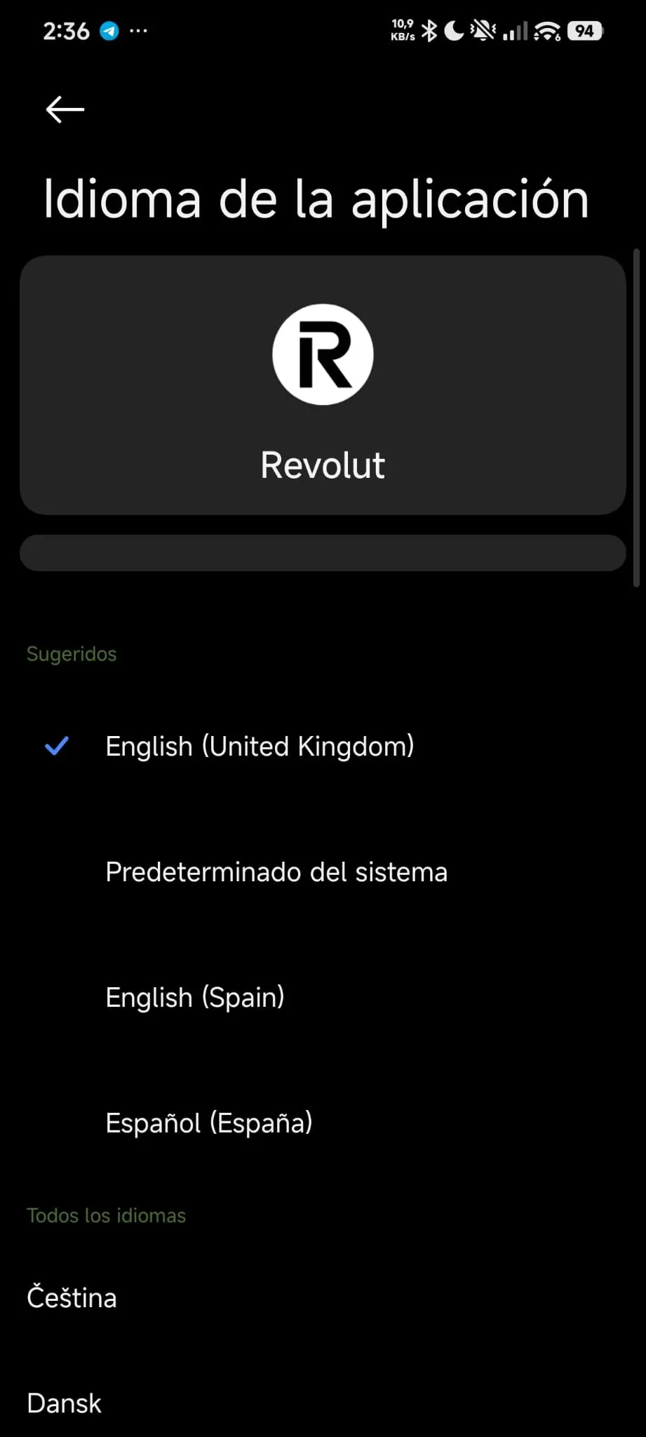 Schritt 4: Wählen Sie English